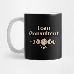 Loan Consultant - Boho Colored Moon Phase Design Mug